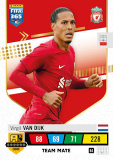 Virgil van Dijk Liverpool 2023 FIFA 365 Team Mate #84